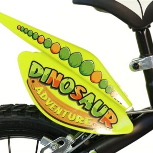 Vaikiškas dviratis Dino Bikes 616-DSA, juodas/žalias - Image 2