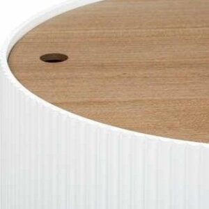 Kavos staliukas  baltas, 55 cm x 55 cm x 38 cm - Image 3