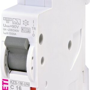 Srovės nuotėkio rėlė ETI KZS-1M-UNI, 2P, 16 A, 240 V, 30 mA