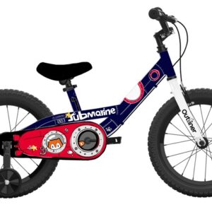 Vaikiškas dviratis Bimbo Bike 412UL, mėlynas/raudonas, 12"
