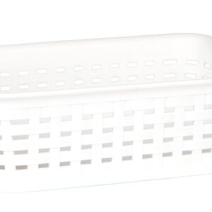 Krepšelis, balta, 14 x 20 x 6 cm