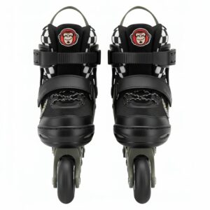 Riedučiai Spokey POPPY GN, juodi/žali, 31-34 - Image 3