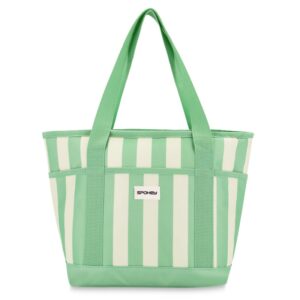 Šaltkrepšis Spokey, balta/žalia, 39 x 27 cm, 12 l