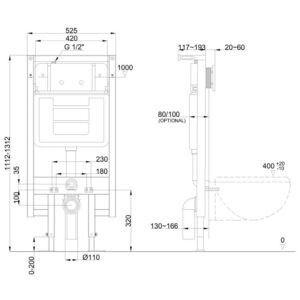 RĖMAS UNITAZ CK-99-031 MYGTUK CHROM - Image 2