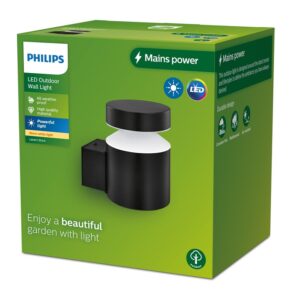 LED šviestuvas PHILIPS LAVEN 929003362201, 6 W, IP44, juodas - Image 2