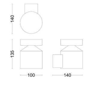 LED šviestuvas PHILIPS LAVEN 929003362201, 6 W, IP44, juodas - Image 3