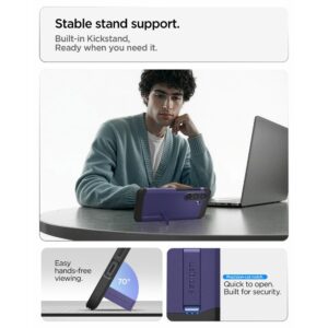 Spigen Tough Armor Mag MagSafe dėklas Samsung Galaxy S26 pelenų violetinės spalvos - Image 10