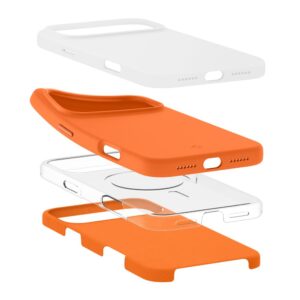Spigen SILICONE FIT MAG MagSafe Apple iPhone 17 PRO MAX COSMIC ORANGE - Image 10
