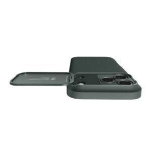 Spigen Optik Armor Mag MagSafe dėklas Apple iPhone 17 Pro Abyss žalios spalvos - Image 11