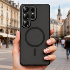 Tech-Protect MagCam MagSafe Samsung Galaxy S26 Ultra Matte juodos spalvos - Image 10