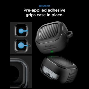 Spigen RUGGED Armor Samsung Galaxy Buds 4 / 4 Pro Matte juodos spalvos - Image 10