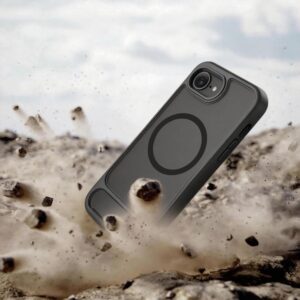 Tech-Protect MagRack MagSafe Apple iPhone 16E / 17E Matte juodos spalvos - Image 6