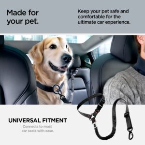 Spigen PS100 Universal Car Seat Belt Holder for pets juodos spalvos - Image 10