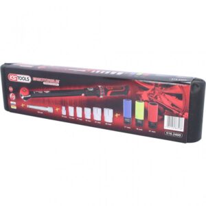 11 dalių dinamometrinio rakto ir galvučių rinkinys KS TOOLS 20-200Nm 1/2" - Image 4