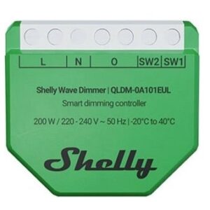 Shelly Wave Dimmer EU LR išmanusis apšvietimo reguliatorius, žalias