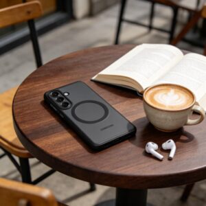 Tech-Protect MagPEAK MagSafe Samsung Galaxy S26+ Plus Matte juodos spalvos - Image 6