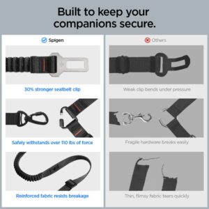 Spigen PS100 Universal Car Seat Belt Holder for pets juodos spalvos - Image 11