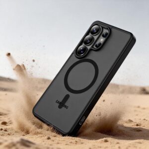 Tech-Protect MagMat MagSafe Samsung Galaxy S26 Ultra Matte juodos spalvos - Image 7