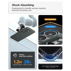 Spigen Liquid Air Mag MagSafe Samsung Galaxy S26 Ultra Abyss žalios spalvos - Image 12