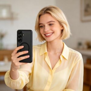 Tech-Protect MagPEAK MagSafe Samsung Galaxy S26 Matte juodos spalvos - Image 7