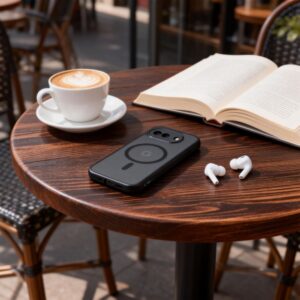 Tech-Protect MagMat MagSafe Google Pixel 10A Matte juodos spalvos - Image 7