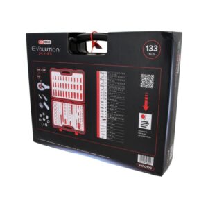 133 dalių dvylikakampių galvučių komplektas KS TOOLS 1/4" 3/8" 1/2" - Image 4