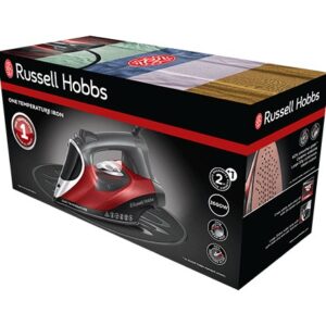 Russell Hobbs 25090-56 lygintuvas Sauso ir garų tipo lygintuvas Keraminis padas 2600 W Juoda, Pilka, Raudona - Image 2