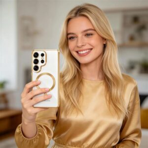 Tech-Protect MagFlex MagSafe Samsung Galaxy S26 Ultra Shiny aukso spalvos - Image 5