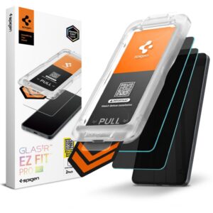 Privatumą užtikrinantis stiklas Spigen GLAS.TR "EZ FIT PRO AC" HD 2-PACK Samsung Galaxy S26 PRIVACY