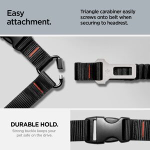 Spigen PS100 Universal Car Seat Belt Holder for pets juodos spalvos - Image 14