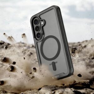 Tech-Protect Defense MagSafe Samsung Galaxy S26 Matte juodos spalvos - Image 8