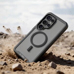 Tech-Protect Defense MagSafe Samsung Galaxy S26 Ultra Matte juodos spalvos - Image 8