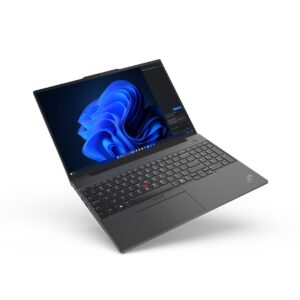 Lenovo ThinkPad E16 Gen 2 (AMD) AMD Ryzen™ 5 7535U Knyginis kompiuteris 40,6 cm (16") WUXGA 8 GB DDR5-SDRAM 256 GB SSD Wi-Fi 6E (802.11ax) Windows 11 Pro Anglų Juoda Naujas / Repack - Image 2