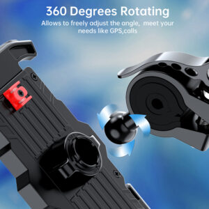 Choetech H067 adjustable bicycle phone holder - gray - Image 7