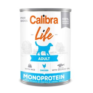 CALIBRA Dog Life Adult Chicken with rice - drėgnas ėdalas šunims - 400g