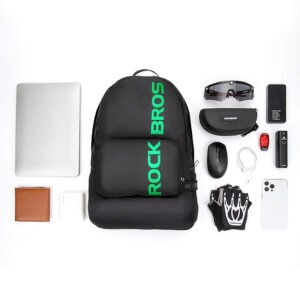 Rockbros H10-BK sports foldable backpack 18 l - black - Image 4