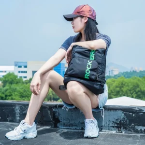 Rockbros H10-BK sports foldable backpack 18 l - black - Image 6