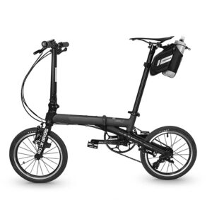 Rockbros C32BK saddle bag 1.5 l with water bottle pocket - black - Image 4