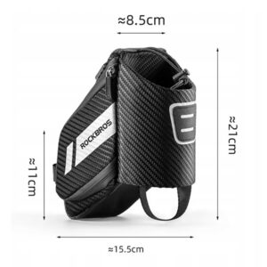 Rockbros C32BK saddle bag 1.5 l with water bottle pocket - black - Image 5