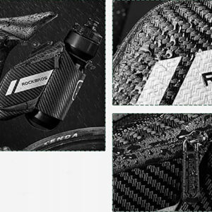 Rockbros C32BK saddle bag 1.5 l with water bottle pocket - black - Image 8