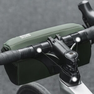 Rockbros 30110054001 bicycle handlebar bag 2.2 l - green - Image 3