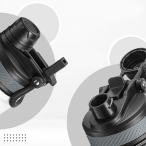 Rockbros 35210029006 thermal bicycle bottle for drinks 650 ml - white - Image 4