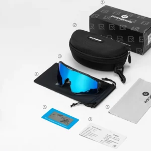 Rockbros SP297 polarizing cycling glasses - purple - Image 9