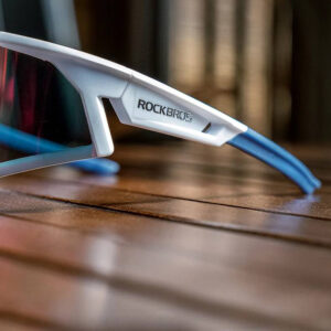 Rockbros SP297 polarizing cycling glasses - white - Image 4