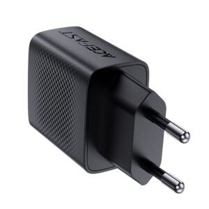 Acefast A78 Charger Network GaN USB-A / USB-C PD 20W - juodos spalvos - Image 4