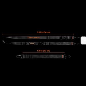 Spigen DA30M Universal Lanyard Strap Crossbody juodos spalvos - Image 16