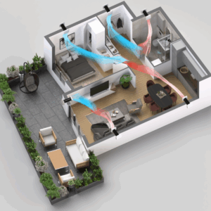 Sieninis mini rekuperatorius BSK Zephyr Mini - Image 5