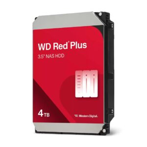 HDD|WESTERN DIGITAL|Red Plus|4TB|128 MB|5400 rpm|3,5"|WD40EFZZ - Image 1