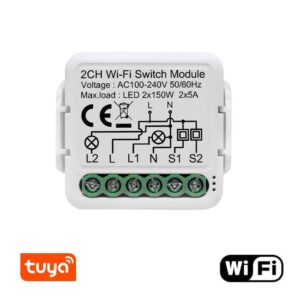Išmanusis jungiklio modulis Feelspot FS-SM04W, WiFi Tuya