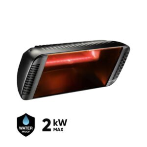 Halogeninis infraraudonųjų spindulių šildytuvas Heliosa 66 Black